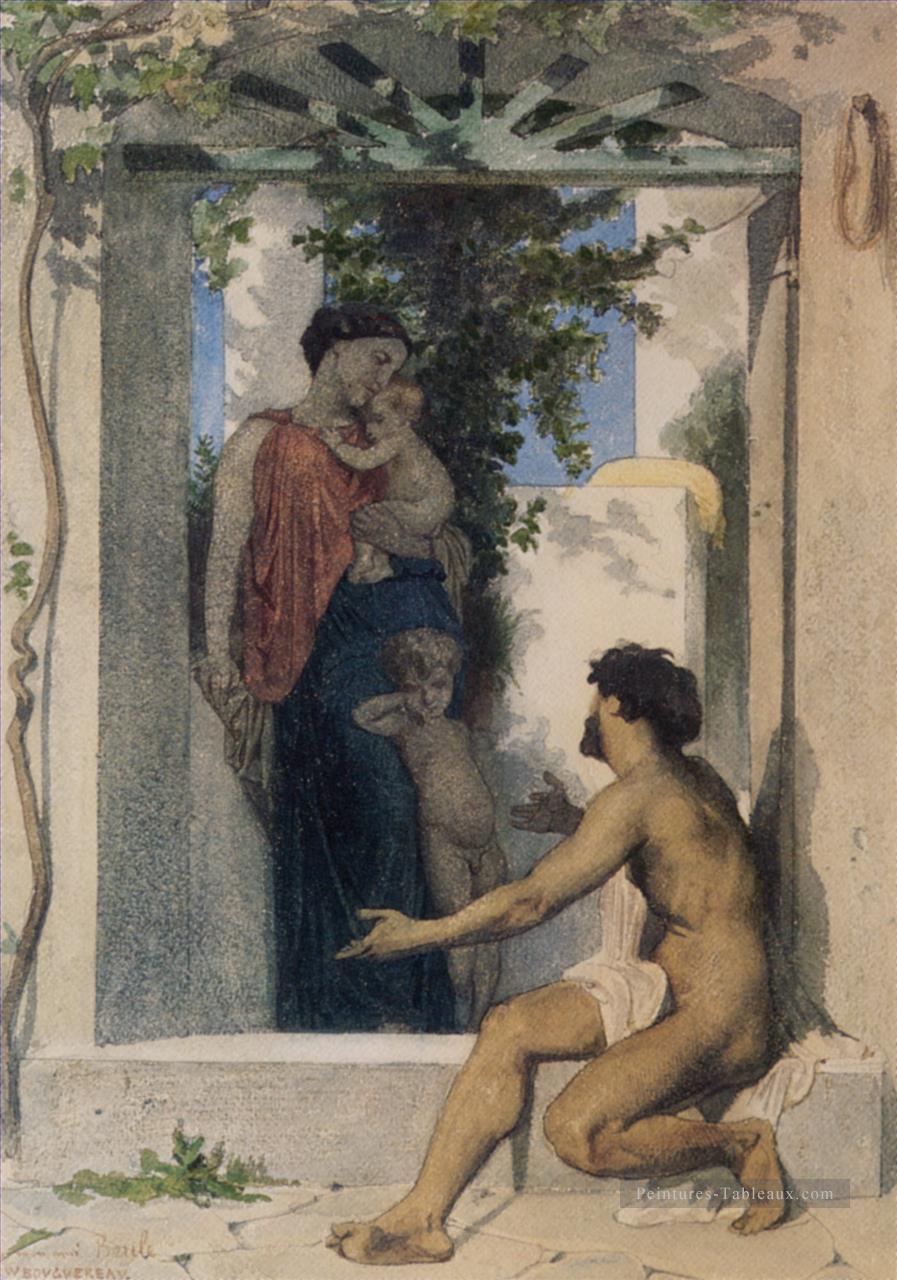 La Charité Romaine réalisme William Adolphe Bouguereau Peintures à l'huile